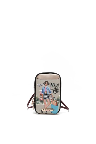 CROSSBODY/ACCESSORY NK24006 (I LIVE TO TRAVEL)