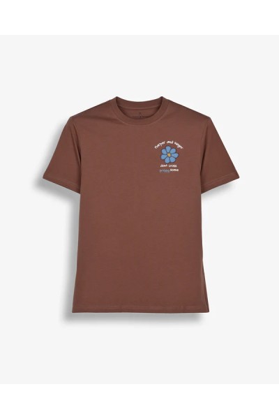 CAMISETA PREPPY SCENE LEATHER BROWN  PVPR 29,00€