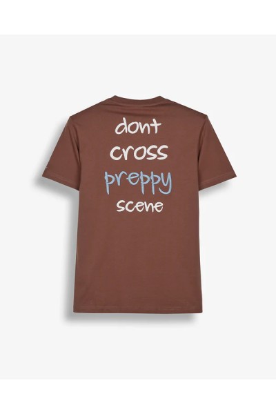 CAMISETA PREPPY SCENE LEATHER BROWN  PVPR 29,00€